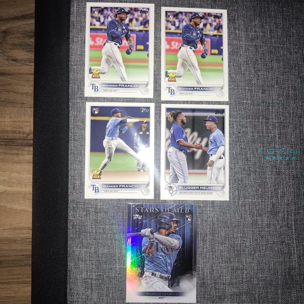 Wander Franco Rookie Cards x5